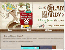 Tablet Screenshot of gladyshardy.com